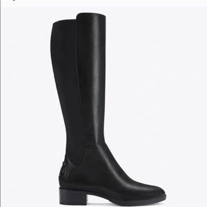 Tory Burch Caitlin Below the Knee Leather Boot.